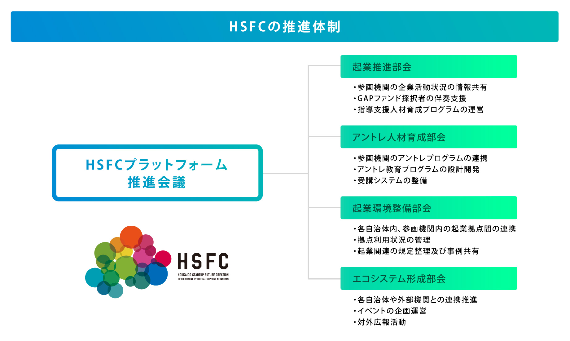 HSFCの推進体制図